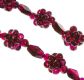 STRING OF BEADED GARNET CLUSTER NECKLACE at Ross's Online Art Auctions